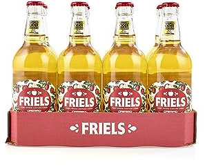 Friels Vintage Cider- 7.4% ABV, Premium International Award Winning, Vegan, Gluten Free, No Artificial Sweeteners, Colourings & Flavourings 8 x 500ml Glass Bottles