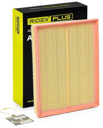 RIDEX PLUS 8A0005P Motor Luftfilter Filtereinsatz Kompatibel mit VW Golf 5 Schrägheck 1K1 Polo Schrägheck 6R1, 6C1 TIGUAN 5N, OPEL Corsa D Schrägheck S07, BMW 3 Limousine E90