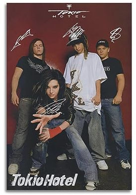 daweitianlong Tokio Band Hotel Kunst Poster Dekorative Malerei Leinwand Wandkunst Wohnzimmer Poster Schlafzimmer Gemälde Unrahmen-Stil 30 x 45 cm