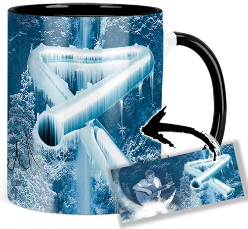 Mike Oldfield Tubular Bells B Tasse Innen & Henkel Schwarz Keramikbecher Mug