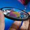 58mm Vortex Prism Filter Special Effects, Optical Glass Special Effect Filter Photography Accessories, Waterproof MRC Multilayer Coating Non Slip Camera Vortex Distortion Special E
