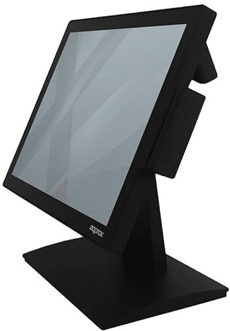 APPROX -TPV APPTPV04RES-CELERON-RAM 4GB-64GB SSD-15-RESISTIVA-Altavoces-Lector Tarjeta Banda MAGNETICA-Visor LCD Trasero- Negro