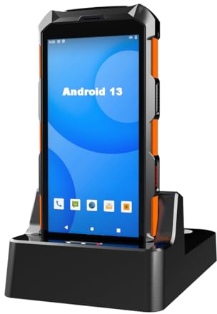 Vanquisher Android 13 Barcode Scanner Handheld Mobile Computer, 5.5-inch Touchscreen PDA Scanner with Integrated Honeywell 1D & 2D Bar Code Scan Engine, WiFi & 4G LTE, for Warehouse & Logistics