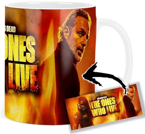 The Walking Dead The Ones Who Live Andrew Lincoln Danai Gurira Rick Grimes Michonne Tasse Ceramique Mug