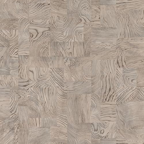 Rasch Tapete 751635 - Vliestapete mit Holzoptik in Beige aus der Kollektion African Queen - 10,05m x 0,53m (LxB)