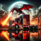 MXJSUA Dragon Truck Diamond Painting Kits for Adults, 5D Diamond Art Kits for Beginners, DIY Full Drill Picture with Diamond for Home Wall Decor 30x30cm