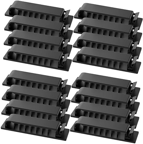 ARTIBETTER 16 Stk Veranstalter Steigleitung Kabelhalter für Kabel schreintischorganizer schreibtisch organiser tastatur kabel Schoßtisch Kopfhörerkabel-Organizer Draht-Organizer Plastik