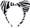 Zebra Kostüm Haarreif, Zebra Ohren Haarreif, Zebra Stirnband, Zebra Headband Kopfschmuck, Zebra Kostüm Kinder Damen Zubehör Tier Haarschmuck für Karneval Halloween Motto Party