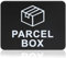 Parcel Box Sign, 11cm x 9cm Adhesive Packages and Deliveries Here Signs Waterproof Delivery Driver Notice Self Adhesive Acrylic Parcel Box Sticker for House Office No More Lost Goods