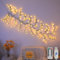 BomKra Kirschblüten Willow Vine Wand Deko - 72 LEDs Lichterkette Wanddeko mit Fernbedienung, 8 Modi, Timer, Weidenrebe Baum Lichter für Schlafzimmer Deko Weinachtsdekorationen (Maiglöckchen 72 LEDs)