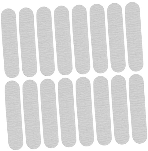PartyKindom 100 Stück Doppelseitige Nagelfeilen 9x2cm Grau aus Robustem Material für Naturnägel Acrylnägel Zehennägel Kompakt für Reisen Hand und Fußpflege Zubehör