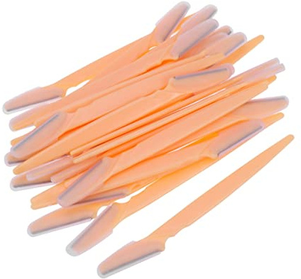 SMASOLO 30 Pezzi Taglia Sopracciglia Facciali Per Sopracciglia Modellatore Portatile Giallo