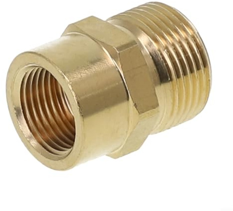 Eawfgtuw Für Hochdruckreiniger Adapter M22x1,5 auf 3/8 Zoll Messing Fitting für Schlauchverbinder Kompatibel mit Lanze und elektrischen Hochdruckreinigern Gartenpumpen RVs