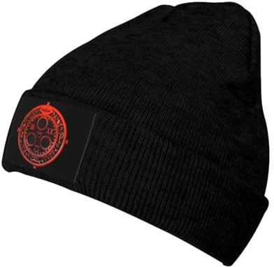 QIOEURYU Klassische gestrickte Mützen Silent Hill Winter warme Mützenmützen modische Beanies Unisex für Jungen und Mädchen im Freien
