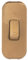 Legrand 040193 Interrupteur à Bascule à Touche de Couleur et Coupure Bipolaire, 2A, 250V, Vieil Or