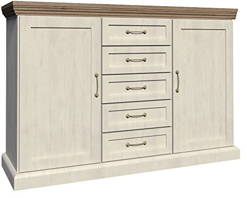 Furniture24 Kommode ROYAL K2D, Wohnzimmerschrank, Sideboard mit 2 Türen und 4 Schubladen