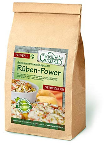 Original-Leckerlies: Rüben-Powermix, 2kg getreidefreie Gemüseflocken, Hundeflocken, Hundefutter- Naturprodukt für Hunde, barfen