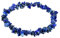 Lebensquelle Plus Bracelet en éclats de lapis-lazuli - Bracelet en pierres précieuses de qualité supérieure, 19 centimeters, Pierre précieuse, Lapis-lazuli, 19 cm (base size), extensible, Pierre