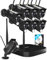 5MP WLAN Überwachungskamera Set Aussen, 8pcs WiFi Kamera Outdoor Set, 8CH 2K NVR mit 2TB Festplatte, Intelligente Nachtsicht, PIR Personenerkennung, Spotlight Warnung, IP66 Wasserdicht, 2-Wege-Audio