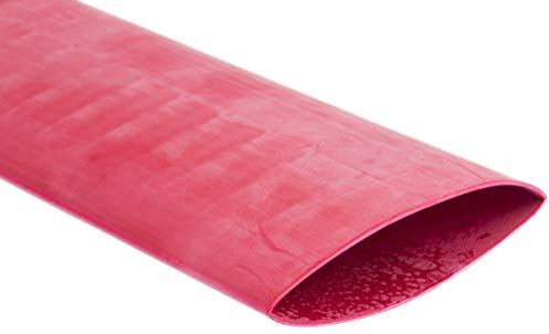 RS PRO Wärmeschrumpfschlauch, Polyolefin Rot, Ø 38.1 mm Schrumpfrate 2:1, Länge 1.2m, Packung a 1 Stück