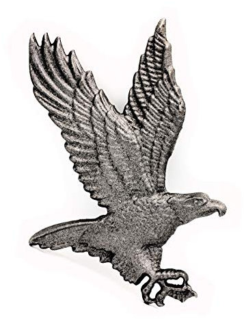 UHRIG Adler aus Gusseisen, massiver schmiedeeisen Iron Eagle zur Wanddeko in Haus & Garten