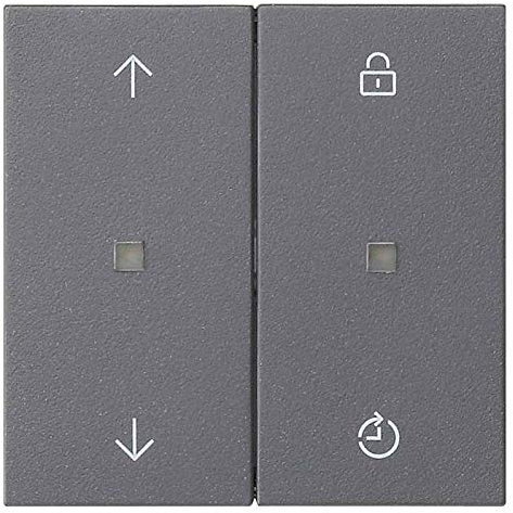 Gira 4010337052296 - Elemento di comando radiocontrollato, frecce, sistema 55, sistema bus, sistema a leva, colore: antracite