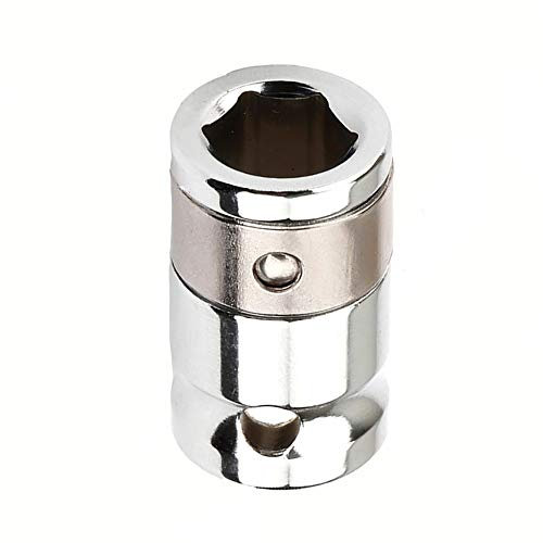 3/8 Square to 10mm Hex Screwdriver Bit Holding Socket Converter Reducer for Electric Wrenches (Pack of 1)