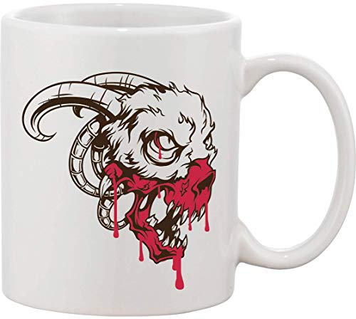 Bloody Devil goat with huge horns Ceramic Mug bnft