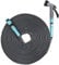 Navaris Flexibler Gartenschlauch 22,5m - Flachschlauch mit Brause und Schnelladaptern - Wasserschlauch knickfrei - PVC Schlauch mit Textilhülle