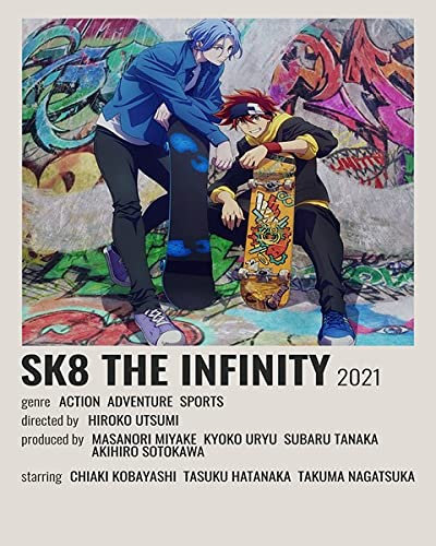 SK8 The Infinity - Poster cm. 30 x 40