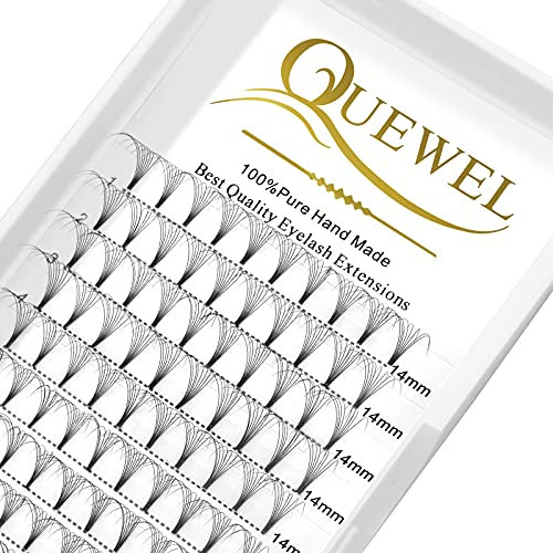 Premade Fan Volume Lash Extensions 8D 0.08D 14mm Russian Pre Made Fan Lashes | 3D-8D 0.07/0.10 C/D Curl 8-15mm | Long Lasting | Easy Application(8D 0.08D 14mm)
