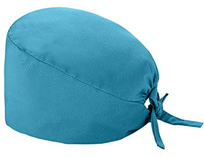 Sizoer Op Haube, Krankenschwestern, Zahnärzten, Tierärzten, Medizinischem Personal - Kurze Haar Schrubben Kappe Sweatband Working Hat Tie Back Bouffant Turban Caps für Frauen Männer