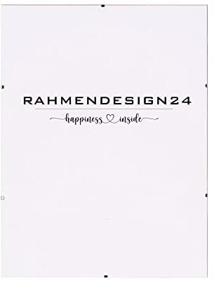 Rahmendesign24 Bilderrahmen, Rahmenlos, Cliprahmen 60x80 (Posterformat) Bildhalter, Fotorahmen, Wechselrahmen