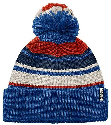 Jack Wolfskin Unisex Kinder Pompom Kids Beanie M tze, nordic sky, Einheitsgröße EU
