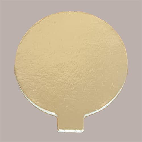 Lucgel Srl - Bandeja de disco duro (10 kg), color dorado y negro, borde liso Dm16 cm (monoporción de 10 cm)