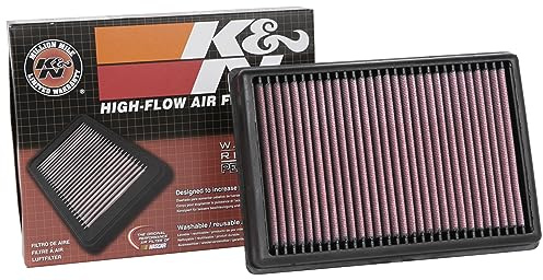 K&N Filters 33-3183 Motor Luftfilter Quadratisch Langzeitfilter Kompatibel mit MERCEDES-BENZ S-Klasse Limousine W222, V222, X222 GLE W167 GLS X167 S-CLASS W223 S-Klasse Coupe C217 | kompatibel mit Mercedes S-Klasse (W222) S560 (2er-Satz) (33-3183)