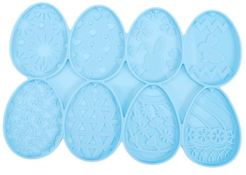 STOBOK Ostern Schlüsselanhänger Osterkerze Silikonformen Zum Backen Silikonformen Für Ostern Epoxid-gießformen Für Ostern Formen Für Osteranhänger Osterformen Eier Schlüsselbund Kieselgel