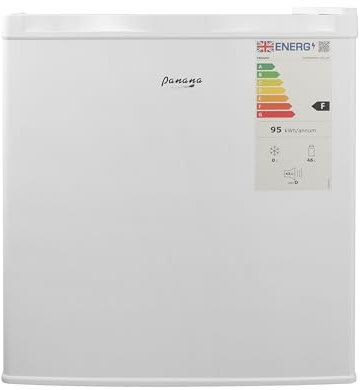 Panana 46L Mini Fridge Counter Top Small Refrigerator Drinks Cooler Home Office, White
