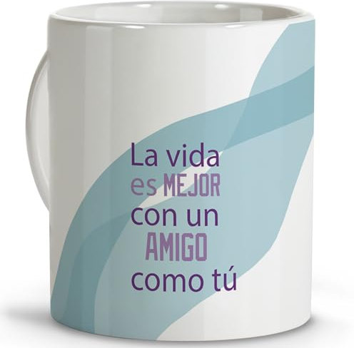 Regalos para hombre. Tazas originales para regalar. Tazas desayuno. Regalos originales para amigos. Taza cerámica 330 ml.