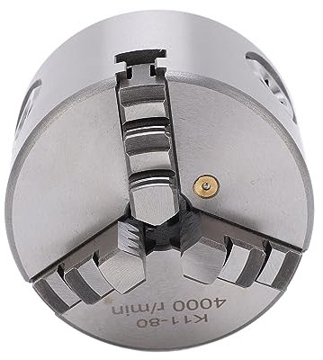 3‑Jaw Lathe Chuck 80mm Diameter 3inch SANOU K11‑80 Self Centering Lathe Chuck Chuck Lathe Parts