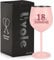 Livole 18th Birthday Gifts for Girls, Daughter, Friends, Her, 18th Wine Glass Presents, 18 & Fabulous, 18th Birthday Party Decorations, 18oz 550ml Unbreakable Red Wine Glasses for Cocktail, Champagne