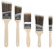 Malerpinsel Set, 5 Stück Lackpinsel, Pinsel Set 25.4/38.1/50.8/63.5 mm Breite, Lasurpinsel Set mit Holzgriff, Flachpinsel Kein Borstenverlust für Möbel, Holzlasur, Wandmalerei