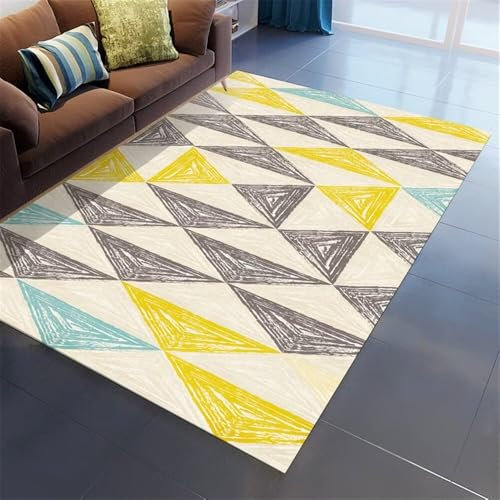 Xiaosua Tapis Exterieur Jardin Gelb Tapis Sol Exterieur 100X200CM Outdoor Carpet Waterproof 3Ft 3.4''X6Ft 6.7''