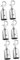 SOLUSTRE 6 Pièces Embout De Corde Avec Mousqueton D'extrémité De Cordon De Corde De Barrière De File D'attente Butée D'extrémité De Corde Longes D'aluminium