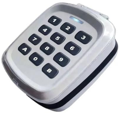 Sujurio Tastiera Wireless per Porta del Garage 4 In 1 280-868 MHz Multifrequenza per Cancello per Porta del Garage Durevole Facile da Installare Facile da Usare