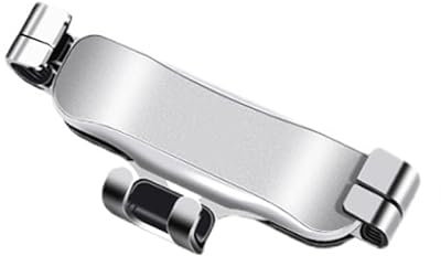 XATHKJOE Handyhalterung Auto, für Audi A1 A3 RS3 A4 B8 B9 A4L A8L A5 A6 A7 Handyhalter fürs Auto Lüftung mit Handyhalter Auto Zubehör Lüftung KFZ Handy Halterung,B-Silver