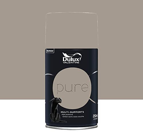Dulux Valentine Bombe de Peinture murs & boiseries Pure Taupe 0,25 L