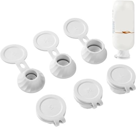 Stellen Sie zum Entleeren ein - von Flaschenverschlüssen, setzen Sie mit umgebauten Verschlüssen zum Drehen der Flaschen | Transferverbindungsstück in 6 Teilen in 3 Größen, erhalten Sie