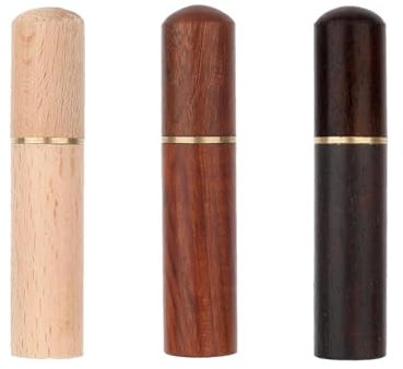 3 soportes para palillos de dientes, soporte portátil de madera, estuche para palillos de dientes, caja de bolsillo para palillos de dientes, estuche impermeable hecho a mano, adecuado para almacenar
