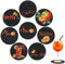 Aperol Spritz 8 Untersetzer 10x10cm Aperol Geschenk Party Thema Untersetzer, Aperol Spritz Deko Zubehör, Perfekt für Aperol Kostüm und Aperol Spritz Geschenk, Aperol Party Accessoires